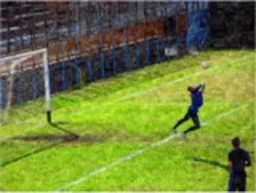 Product picture The Goalkeeper During Warm-Up Exercises